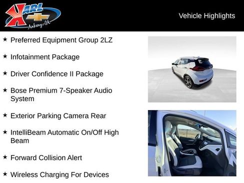 Certified 2019 Chevrolet Bolt Premier w/ Infotainment Package image 2