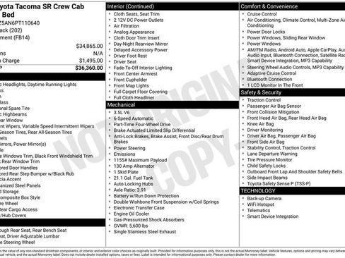 Used 2023 Toyota Tacoma SR image 2