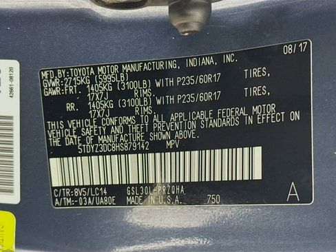 Certified 2017 Toyota Sienna XLE image 33