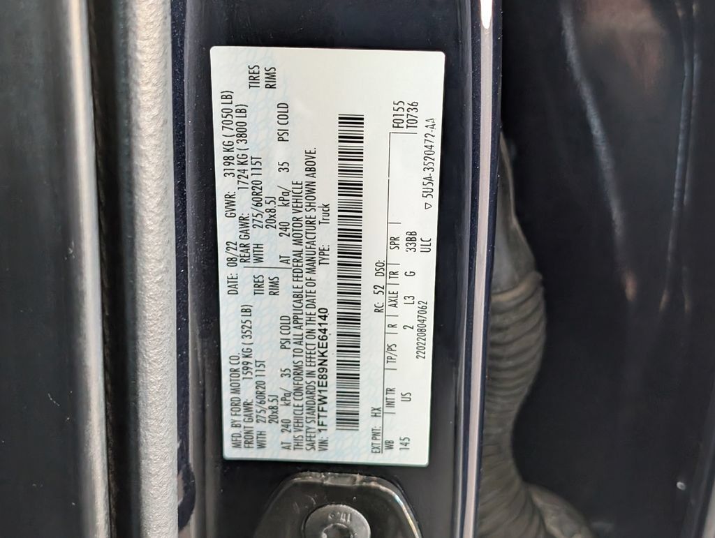Used 2022 Ford F150 XLT w/ Equipment Group 302A High AWD/4WD image 32
