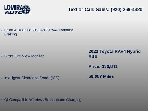Used 2023 Toyota RAV4 XSE AWD/4WD image 9