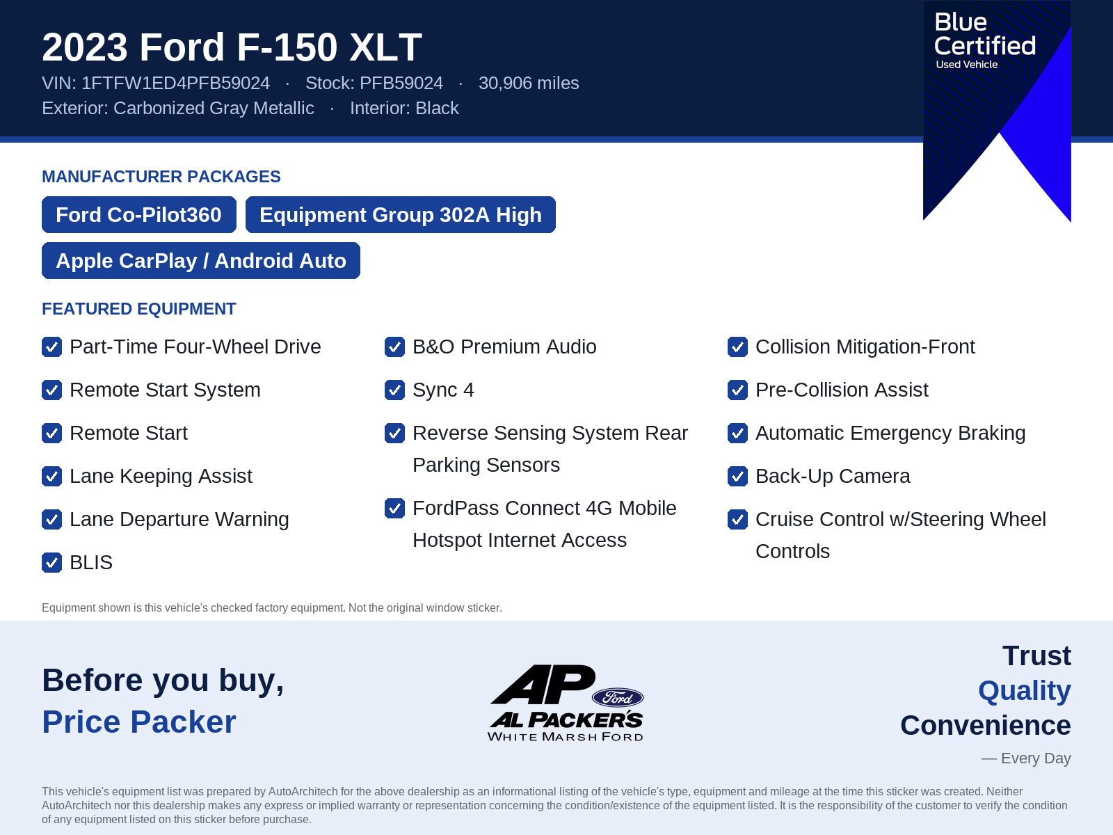 Certified 2023 Ford F150 4x4 SuperCrew Hybrid image 10
