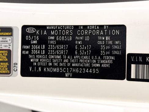 Used 2017 Kia Sedona LX FWD image 30