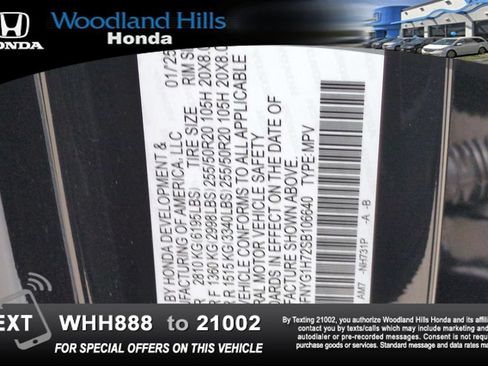 Certified 2025 Honda Pilot Touring image 27