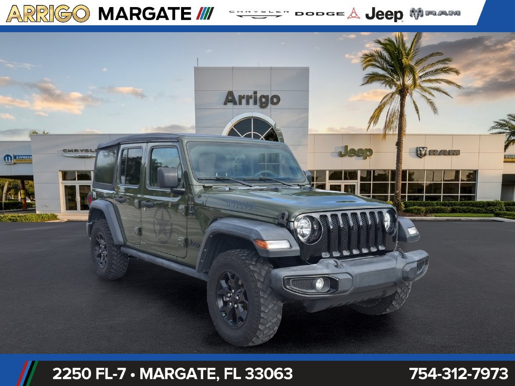 Used 2021 Jeep Wrangler Unlimited Sport AWD/4WD image 1