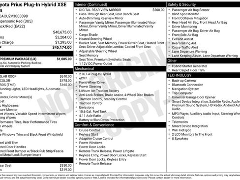 New 2027 Toyota Prius Plug-In Hybrid w/ Limited Premium Package FWD image 16