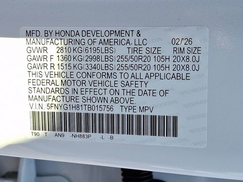 New 2026 Honda Pilot Elite image 18