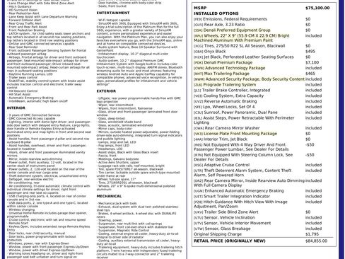 Used 2022 GMC Yukon Denali w/ Denali Premium Package AWD/4WD image 2