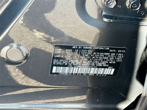 New 2025 Subaru Ascent Touring w/ Popular Package #2 image 33