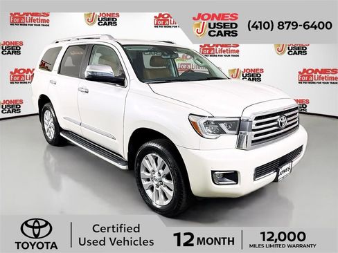 Certified 2019 Toyota Sequoia Platinum w/ Carpet Mat Package (TMS) image 1