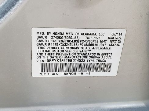 Used 2014 Honda Ridgeline SE image 41