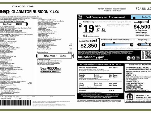 Used 2024 Jeep Gladiator Rubicon image 4