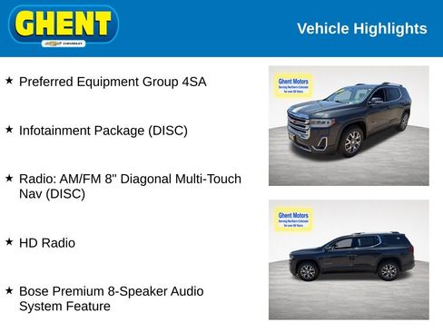Used 2020 GMC Acadia SLT AWD/4WD image 2