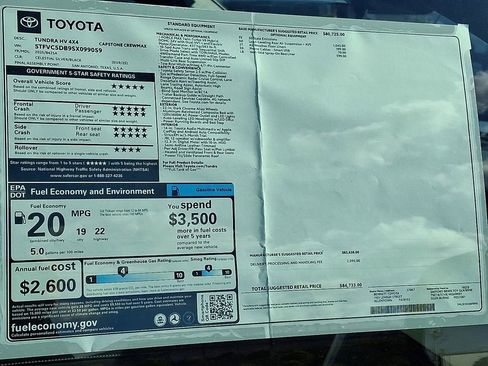 New 2025 Toyota Tundra Capstone AWD/4WD image 21