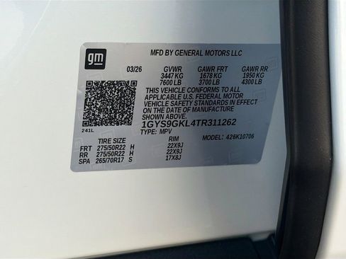 New 2026 Cadillac Escalade Platinum Sport AWD/4WD image 47