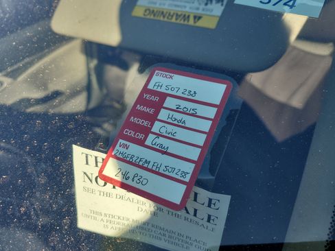 Used 2015 Honda Civic EX image 10