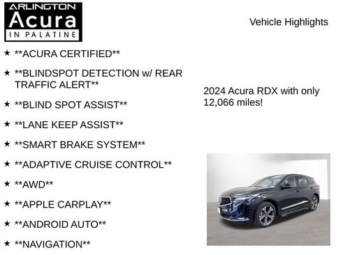 Certified 2024 Acura RDX SH-AWD w/ Advance Package image 7