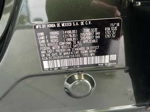 Used 2017 Honda HR-V EX image 17