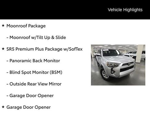 Certified 2022 Toyota 4Runner SR5 Premium w/ Moonroof Package AWD/4WD image 3