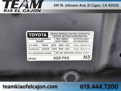 Used 2022 Toyota Tacoma TRD Sport w/ Black Out Package (TMS) AWD/4WD image 41