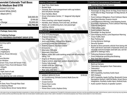 New 2026 Chevrolet Colorado Trail Boss AWD/4WD image 19