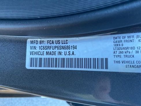 Used 2025 RAM 1500 RHO w/ Bed Utility Group image 50