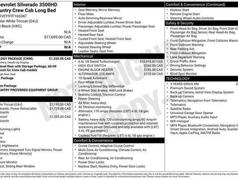 Used 2026 Chevrolet Silverado 3500 High Country w/ Technology Package AWD/4WD image 3