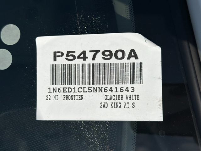 Used 2022 Nissan Frontier S w/ Technology Package RWD image 29
