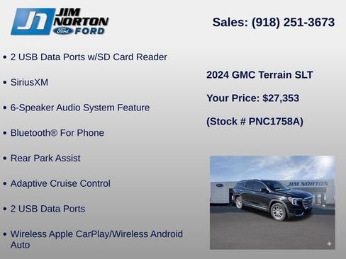 Used 2024 GMC Terrain SLT AWD/4WD image 13
