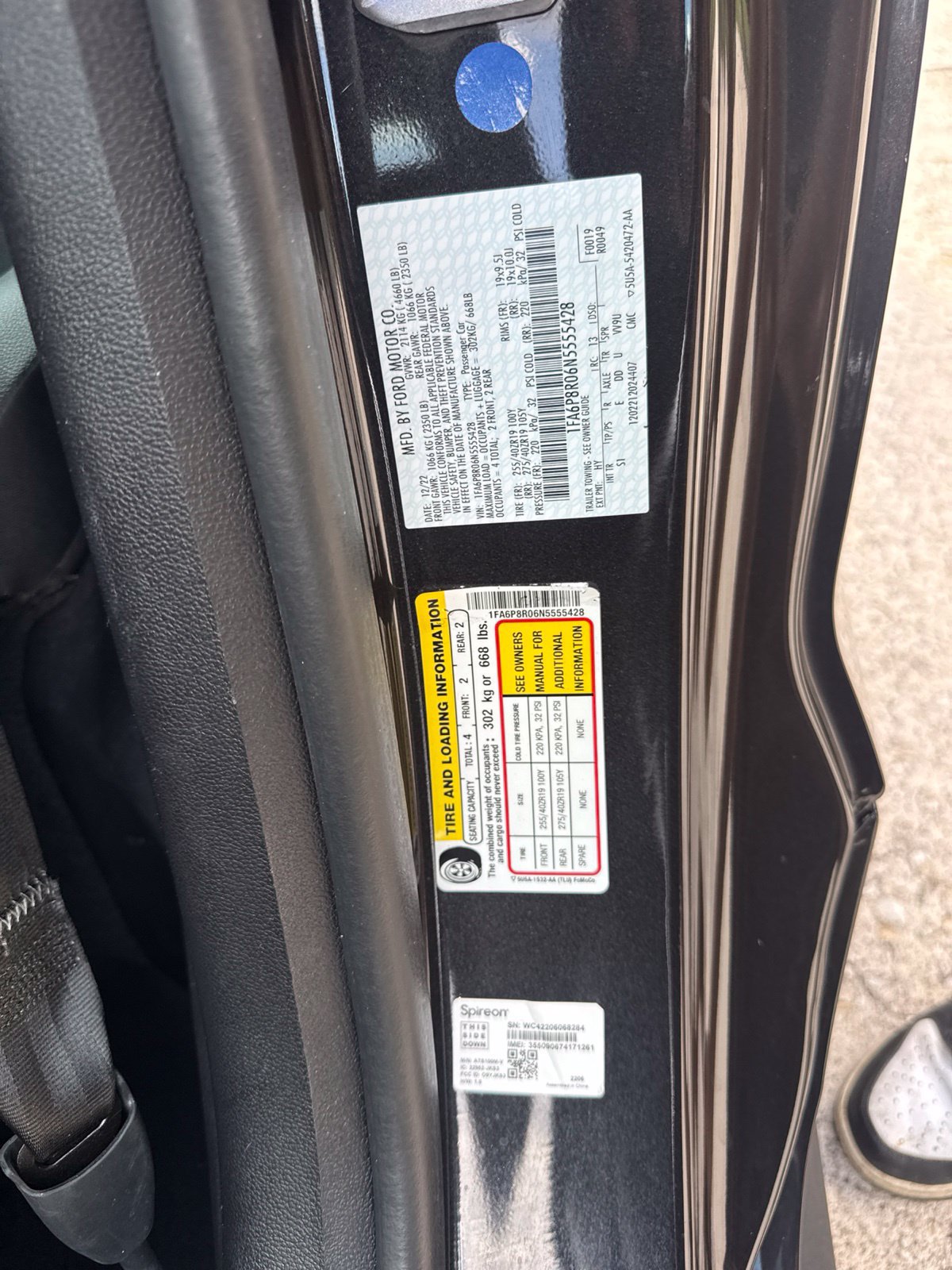 Used 2022 Ford Mustang Mach 1 w/ Equipment Group 700A RWD image 10