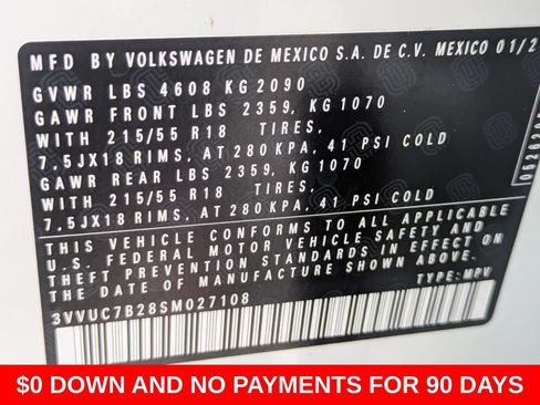 Used 2025 Volkswagen Taos SE AWD/4WD image 35