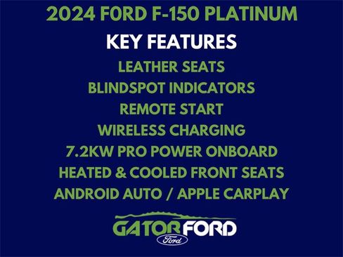 Used 2024 Ford F150 Platinum w/ Equipment Group 702A High image 14