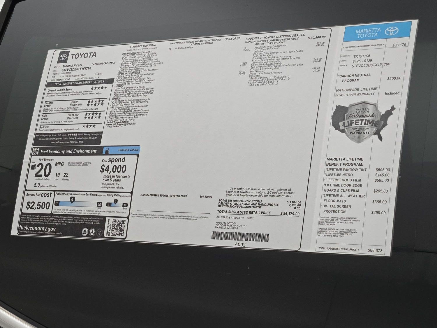 New 2026 Toyota Tundra Capstone AWD/4WD image 34