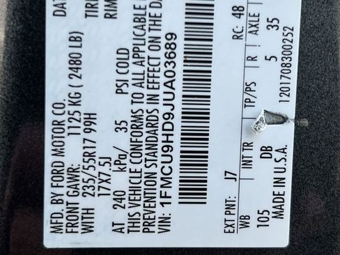 Used 2018 Ford Escape SEL image 36