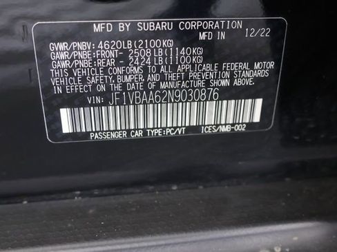Used 2022 Subaru WRX AWD/4WD image 27