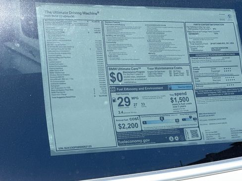 Used 2025 BMW X3 xDrive30i w/ Convenience Package image 30