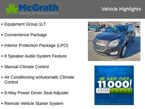 Used 2016 Chevrolet Equinox LT w/ Convenience Package image 5
