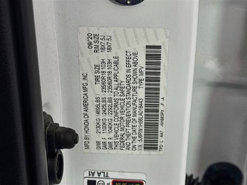 Certified 2020 Honda CR-V EX image 32