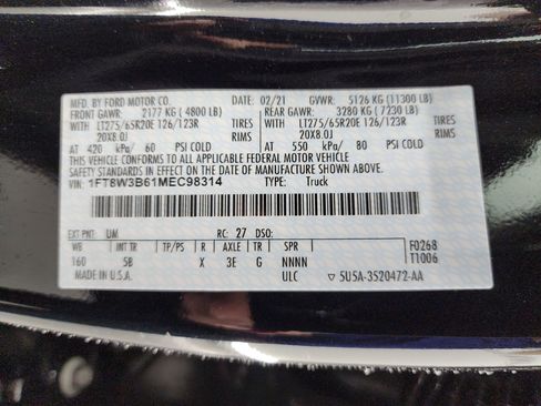 Used 2021 Ford F350 Lariat w/ Lariat Ultimate Package image 61