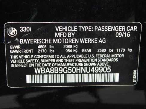 Used 2017 BMW 330i Sedan RWD image 7