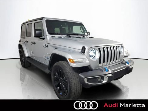 Used 2023 Jeep Wrangler Unlimited Sahara w/ Cold Weather Group AWD/4WD image 1