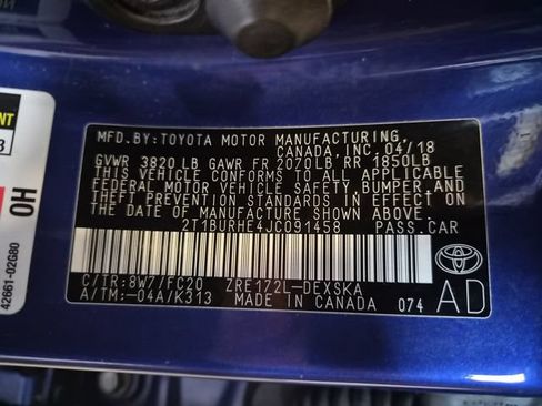 Used 2018 Toyota Corolla SE w/ SE Premium Package FWD image 25