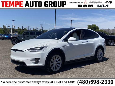 Used 2020 Tesla Model X Long Range AWD/4WD image 1