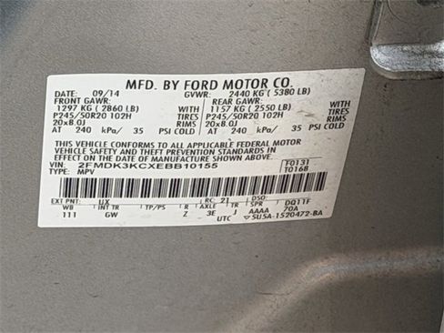 Used 2014 Ford Edge Limited w/ Driver Entry Package image 10