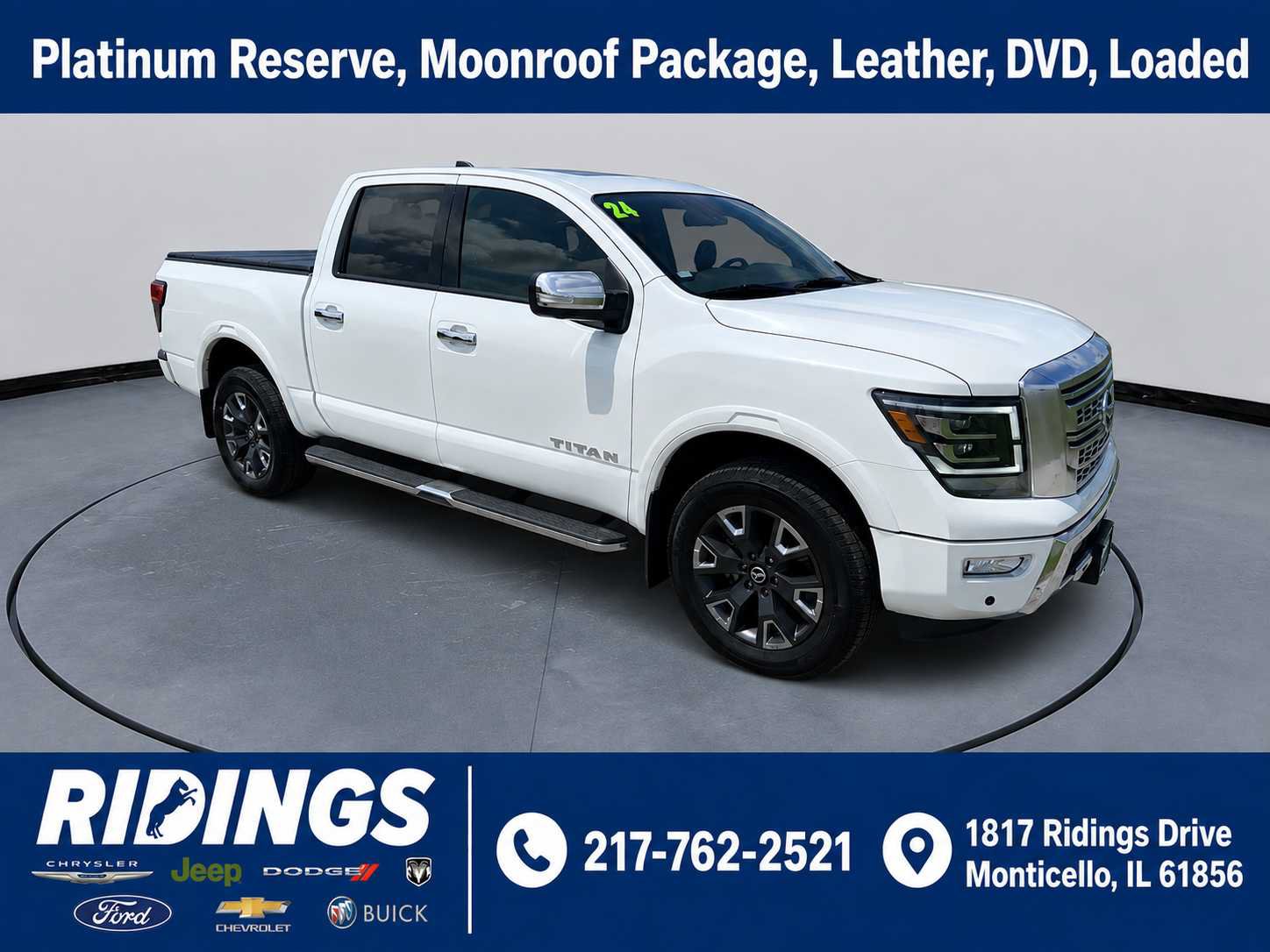 Used 2024 Nissan Titan Platinum Reserve w/ Moonroof Package AWD/4WD image 1