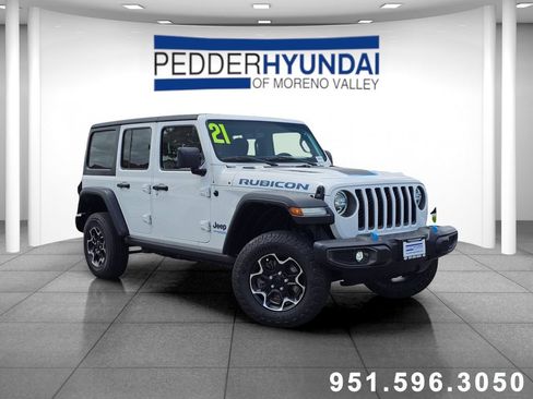 Used 2021 Jeep Wrangler Unlimited Rubicon 4xe w/ Safety Group AWD/4WD image 1