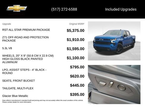 Used 2024 Chevrolet Silverado 1500 RST w/ RST All Star Premium Package AWD/4WD image 15