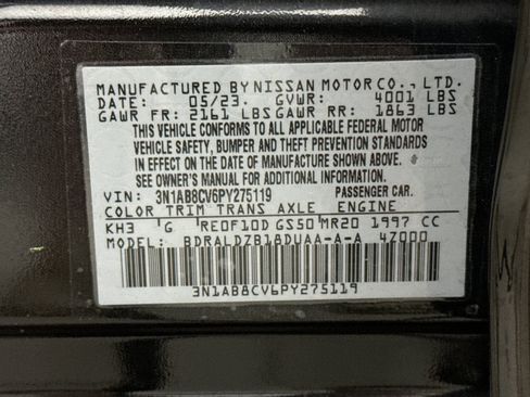 Used 2023 Nissan Sentra SV w/ All-Weather Package FWD image 19