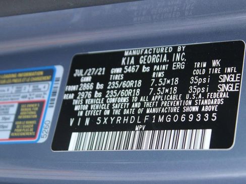 Used 2021 Kia Sorento EX w/ Panoramic Sunroof Package image 17