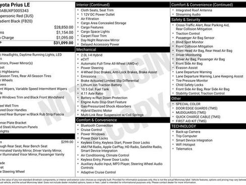 Used 2023 Toyota Prius LE image 10